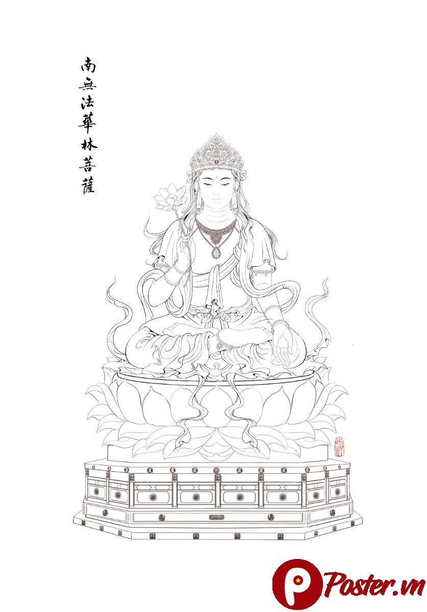 Tranh Phật chất lượng cao