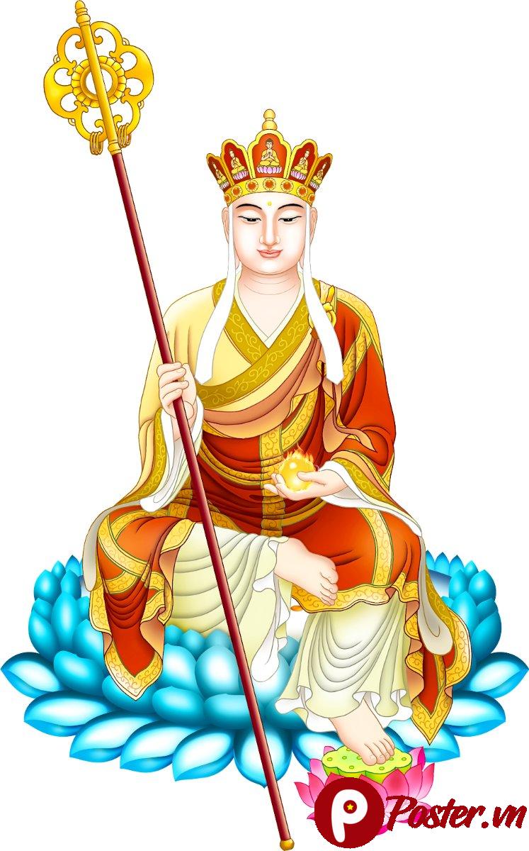 Tranh Địa Tạng Vương Bồ Tát