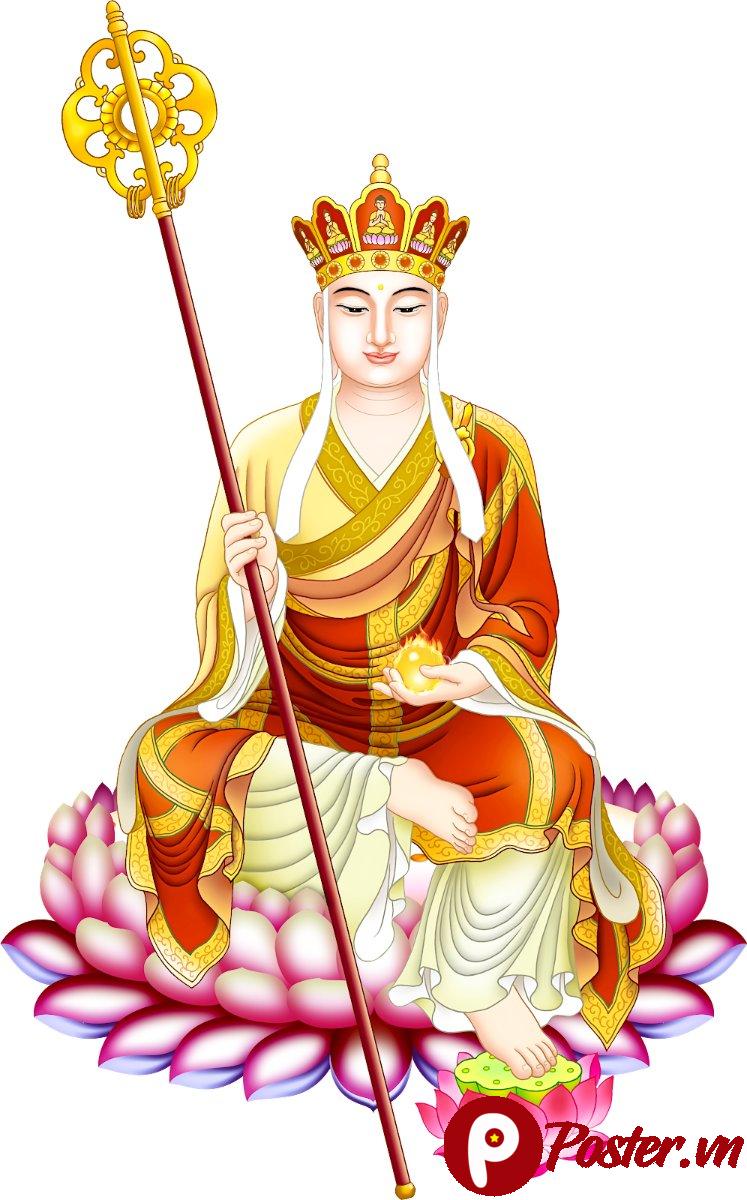 Tranh Địa Tạng Vương Bồ Tát