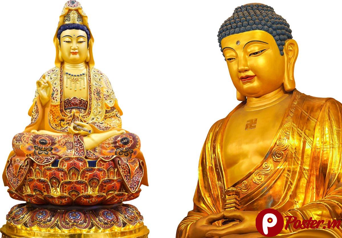 Tranh Phật giáo tượng Phật