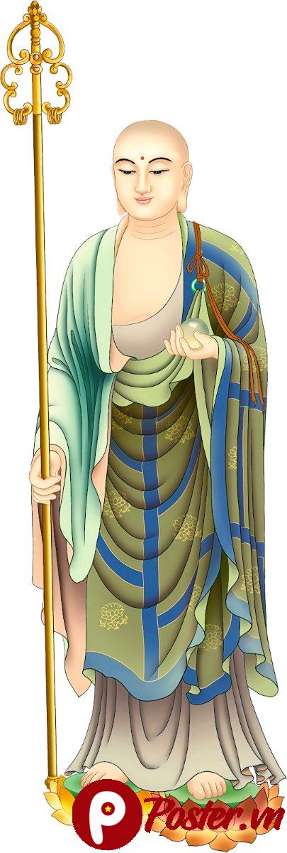Tranh Phật giáo tượng Phật vector