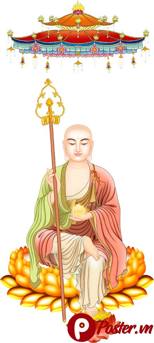 Tranh Phật giáo tượng Phật vector