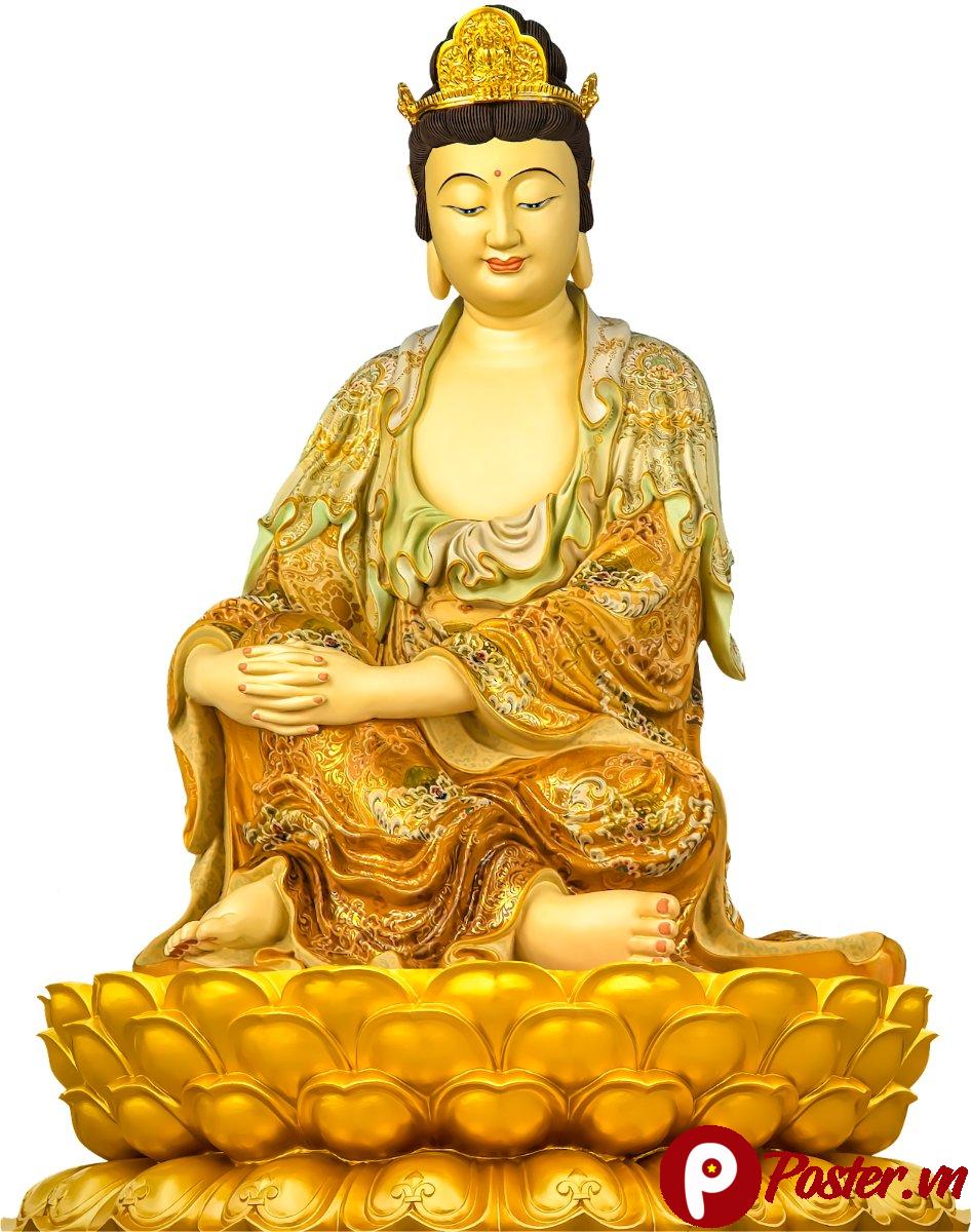 Tranh Phật giáo tượng Phật vector