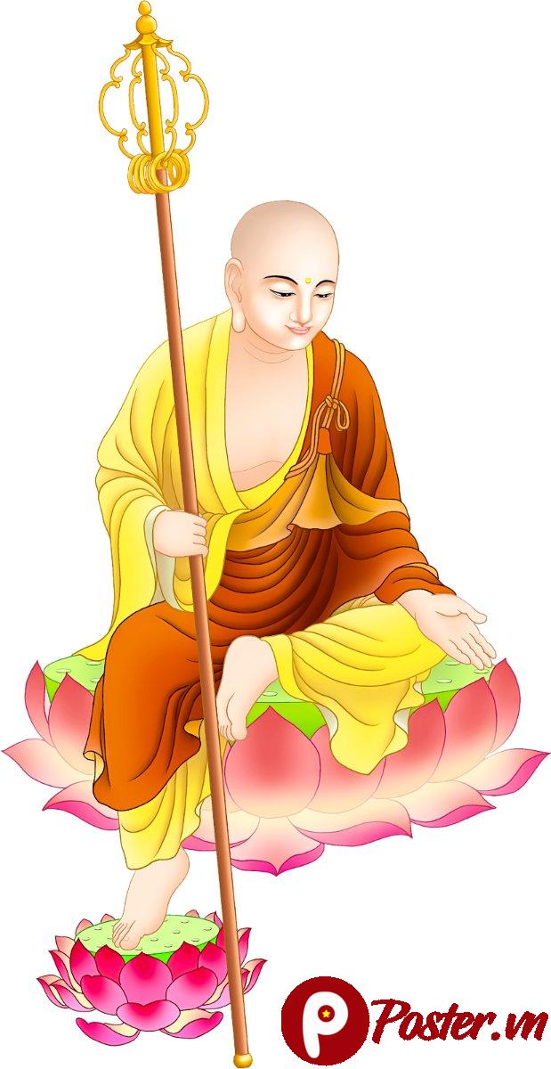 Tranh Phật giáo tượng Phật vector