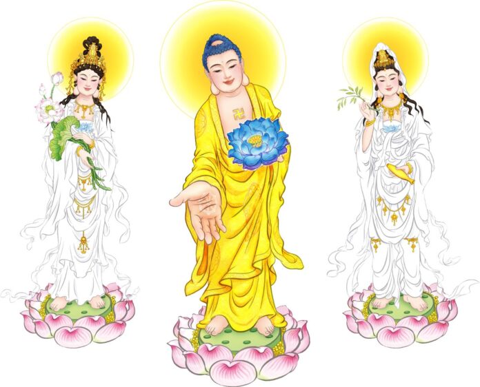 Tranh Phật giáo vector