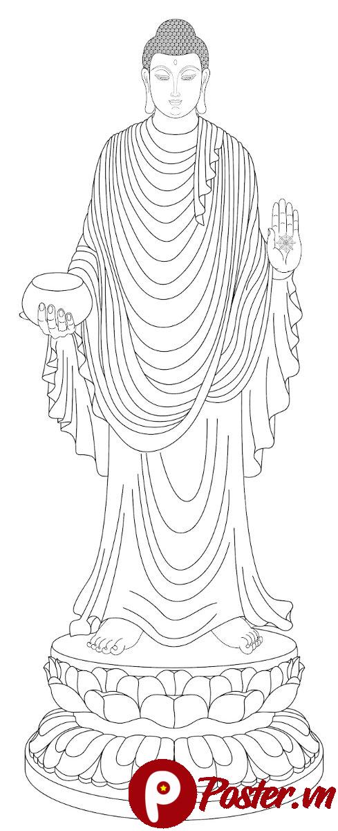 Tranh Phật vector chất lượng cao