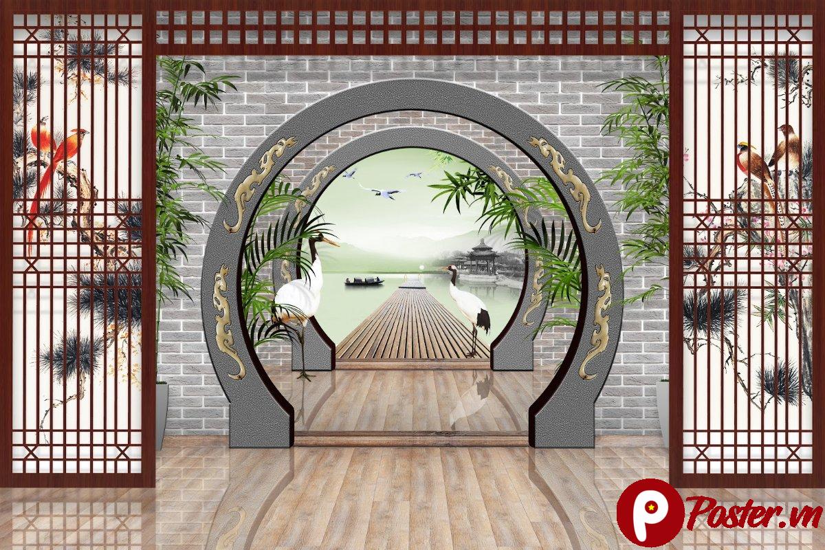 Tranh Phong Cảnh 3D Tứ Bình