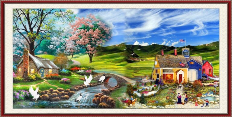 Tranh phong cảnh đồng quê