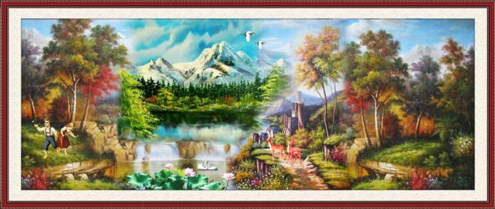 Tranh phong cảnh sơn thủy 232TCA