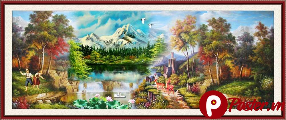 Tranh phong cảnh sơn thủy 232TCA