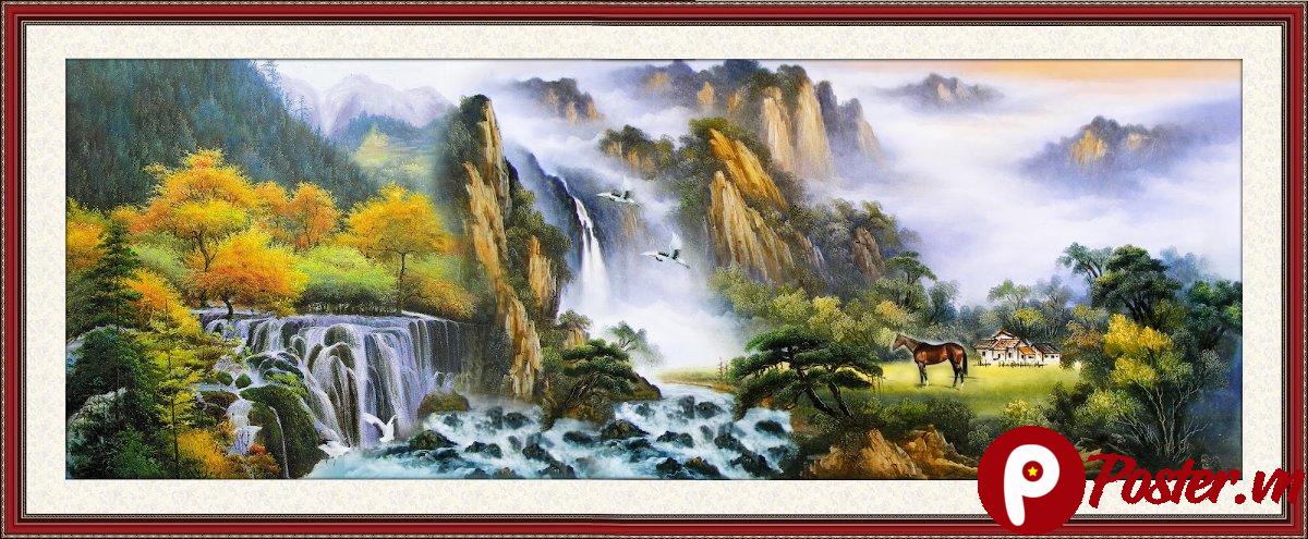 Tranh phong cảnh sơn thủy hữu tình