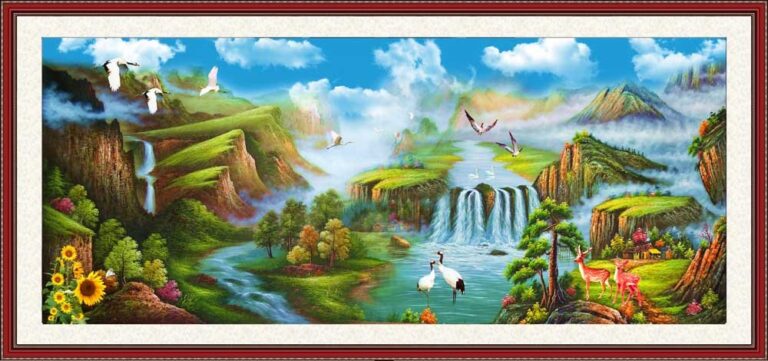 Tranh phong cảnh sơn thủy hữu tình