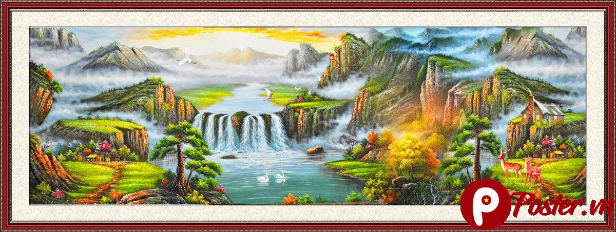 Tranh phong cảnh sơn thủy hữu tình