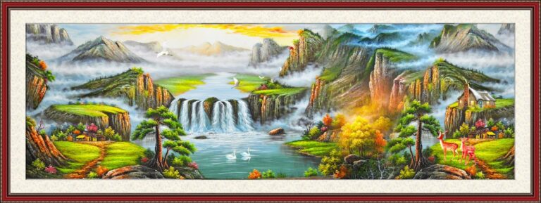 Tranh phong cảnh sơn thủy hữu tình