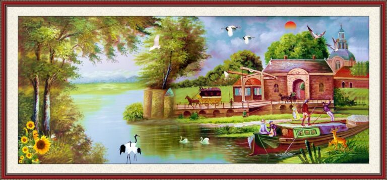 Tranh phong cảnh sơn thủy hữu tình