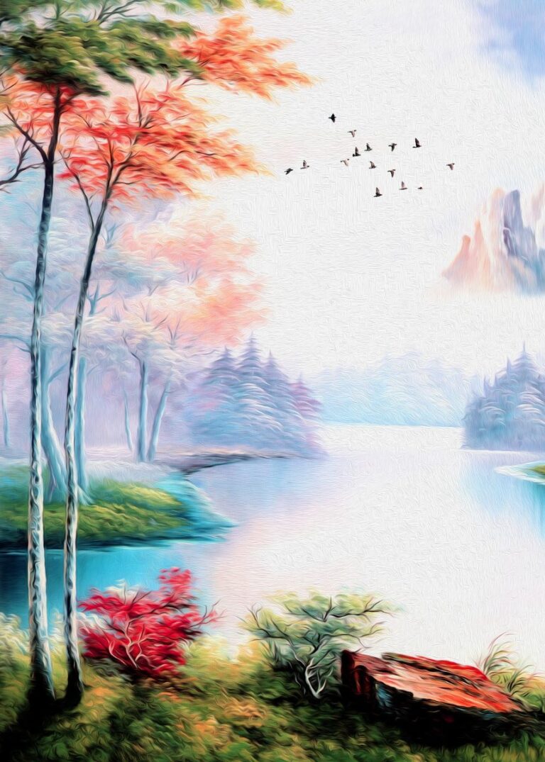 Tranh phong cảnh sơn thủy hữu tình