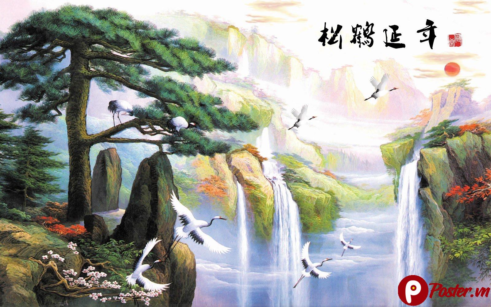 Tranh Sơn Thủy Thủy Mặc Đẹp Tinh Tế - 1OoRdvlBChsIBZHu-OQF_XrM06u5GtR0R