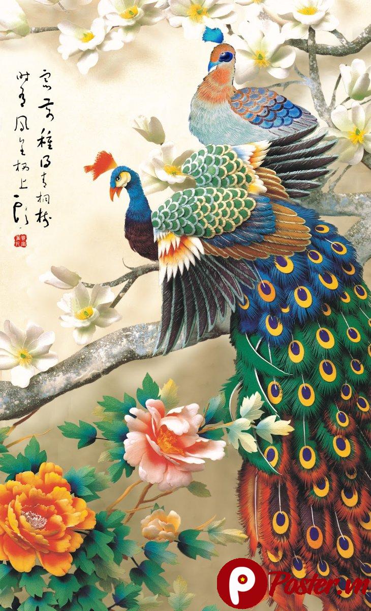 Tranh thư pháp công phượng