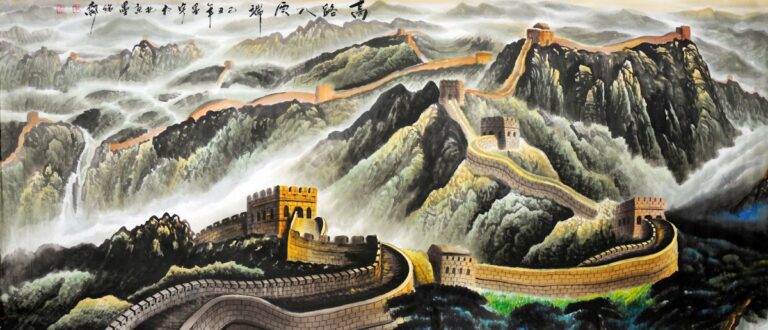 Tranh thư pháp Vạn Lý Trường Thành