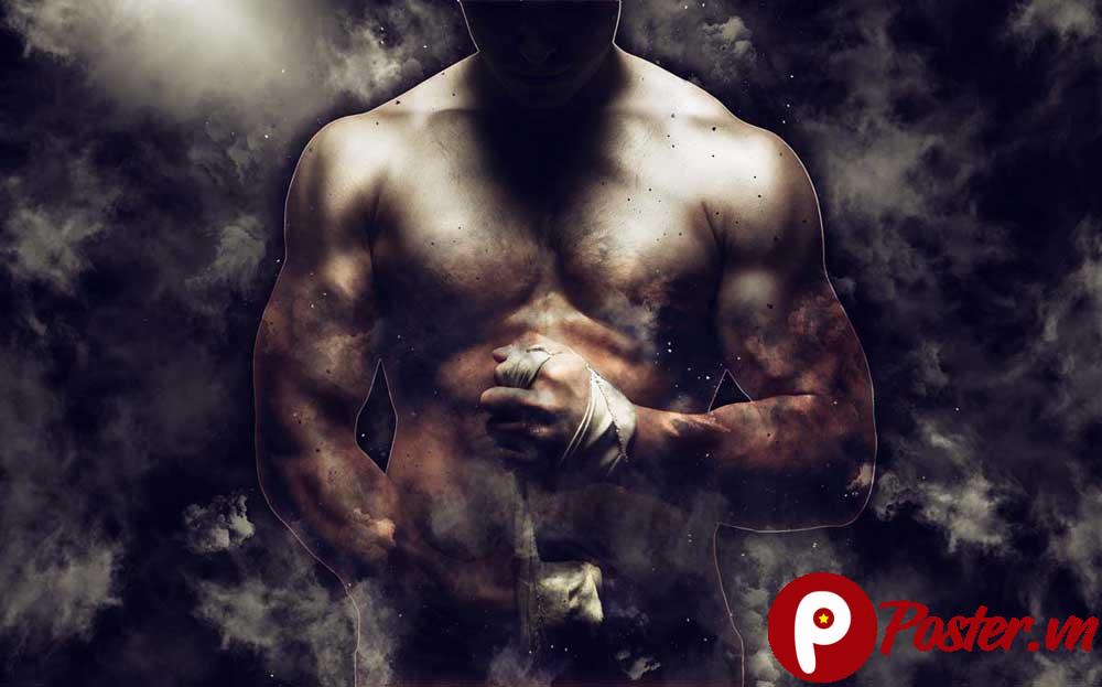 Tranh trang trí phòng gym