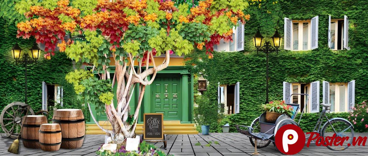 Tranh trang trí quán cafe