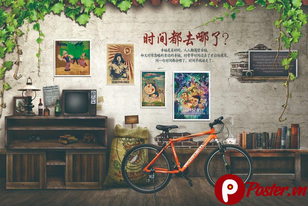 Tranh trang trí quán cafe độc đáo