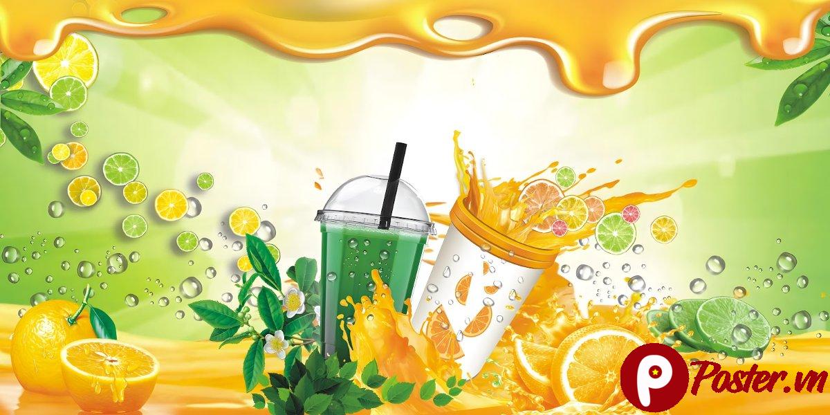 Tranh trang trí quán cafe trà sữa