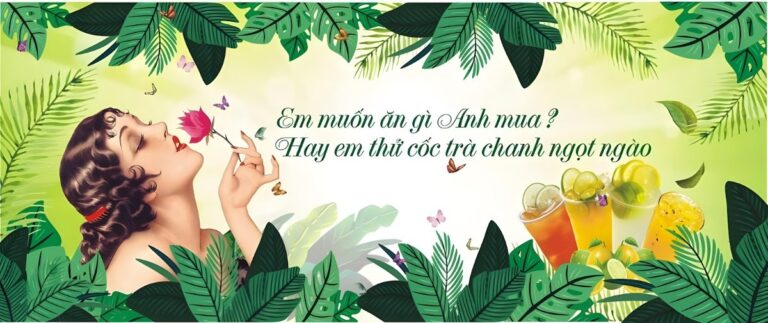 Tranh trang trí quán cafe trà sữa