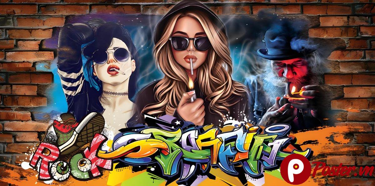 Tranh trang trí quán cafe trà sữa