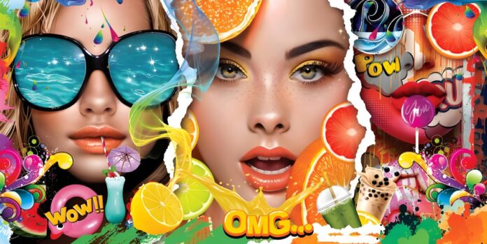 Tranh trang trí quán cafe trà sữa