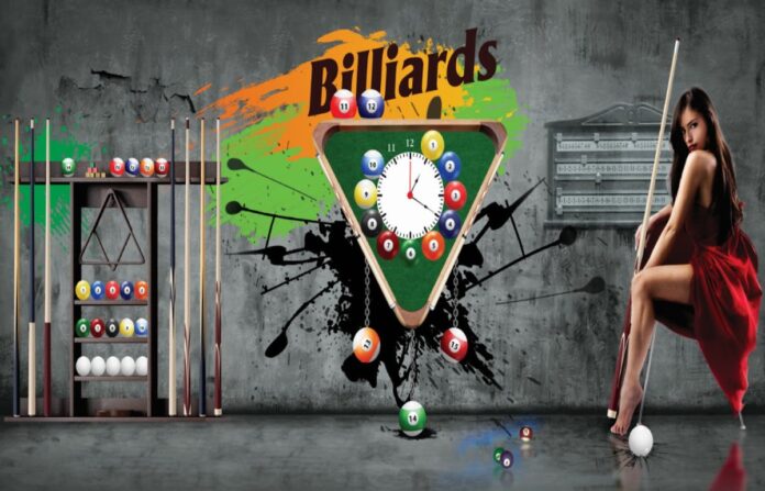 Tranh treo tường bida phong cách