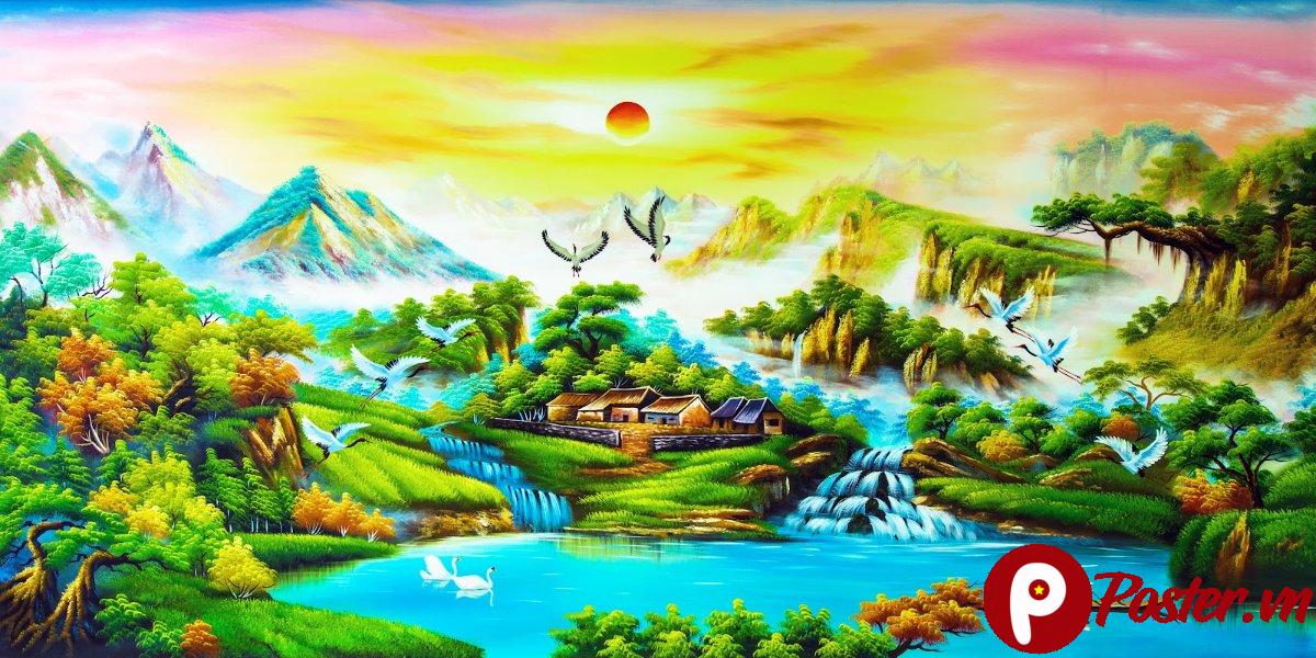 Tranh treo tường phong cảnh đẹp