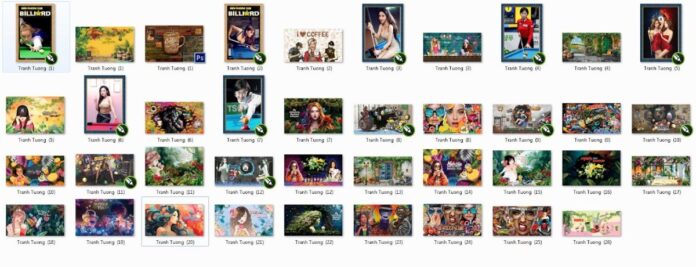 Bộ sưu tập tranh tường đẹp