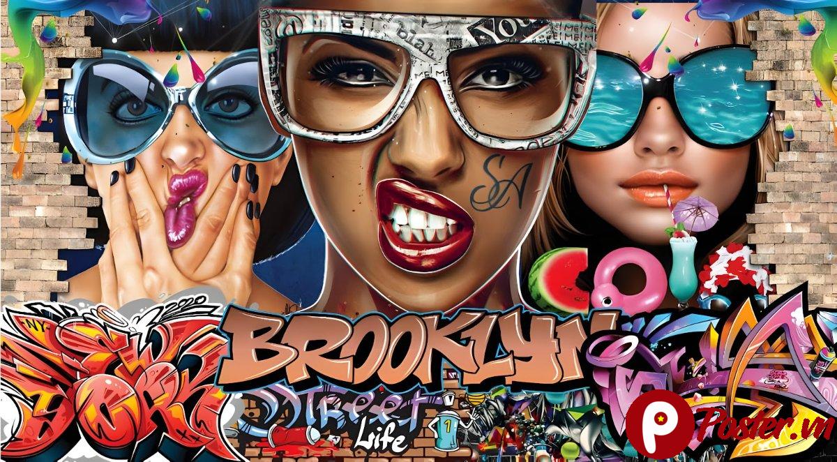 Tranh tường graffiti hip hop