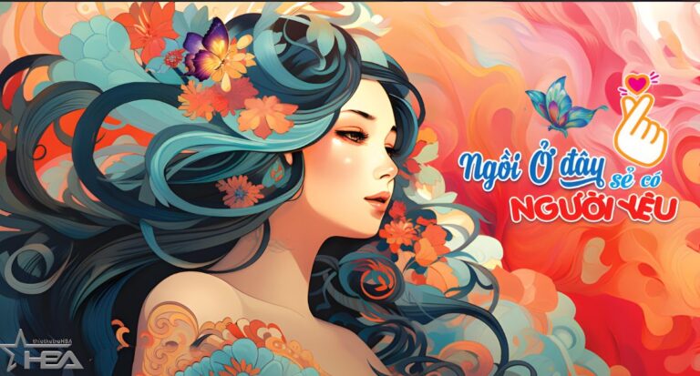 Tranh Tường Nữ Thần Tình Yêu