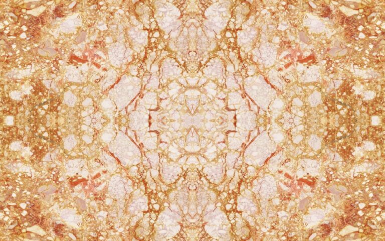 Tranh vân đá đối xứng màu hổ phách sang trọng độ phân giải cao