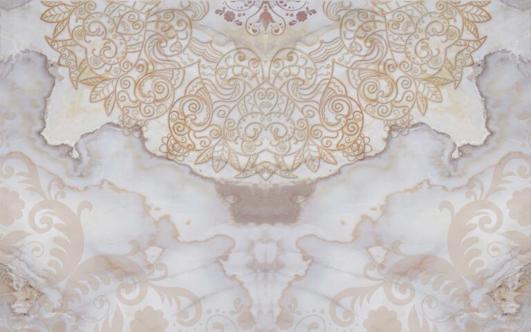 Mẫu tranh vân đá hoa văn cổ điển sang trọng tông màu be và xám