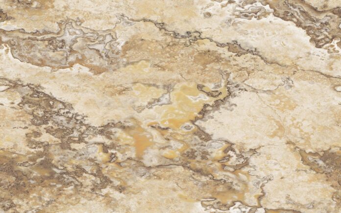 Mẫu tranh vân đá tự nhiên màu vàng kem sang trọng cho nội thất