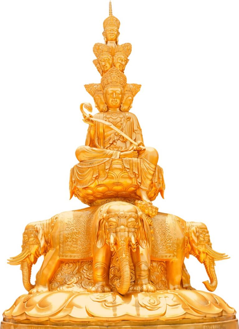 Tượng Phật Quan Âm Vàng