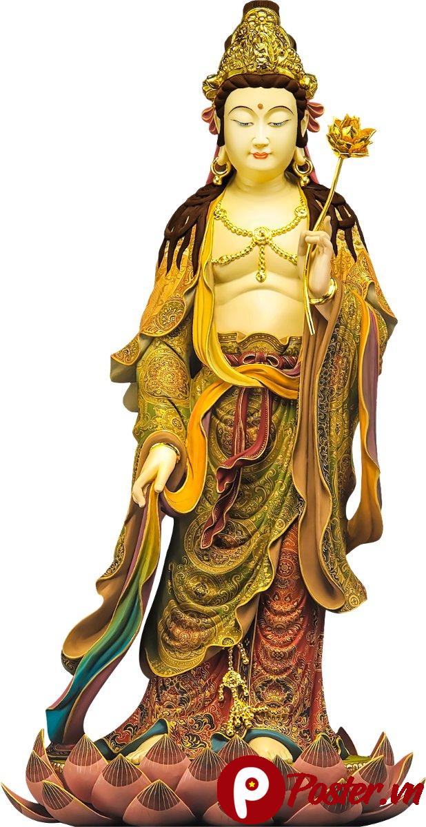 Tượng Phật Quan Âm vector