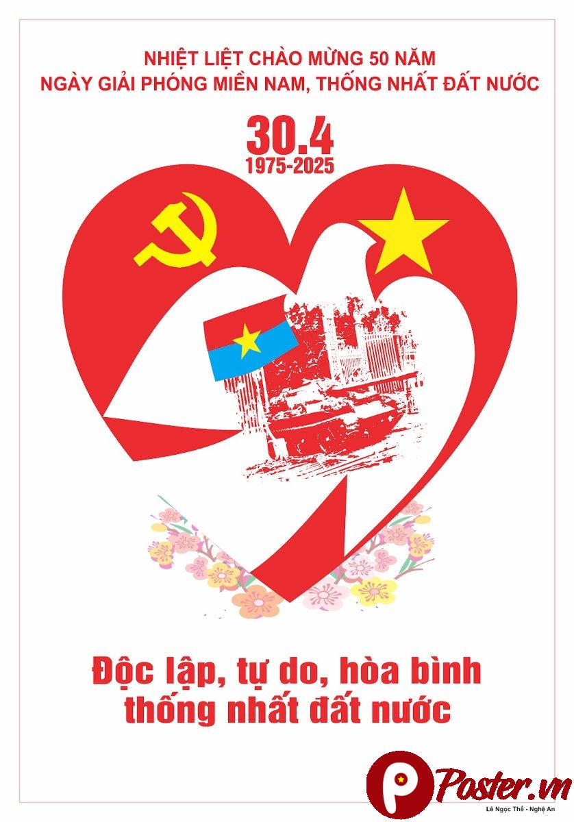 Vector 30/4 1/5 kỷ niệm 50 năm