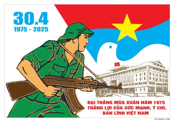 Vector 30/4 Giải Phóng Miền Nam