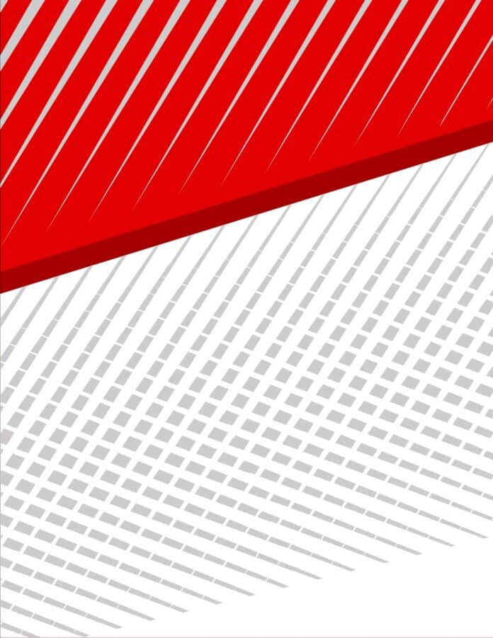 Mẫu vector background thể thao trừu tượng với các đường kẻ chéo màu đỏ trắng hiện đại