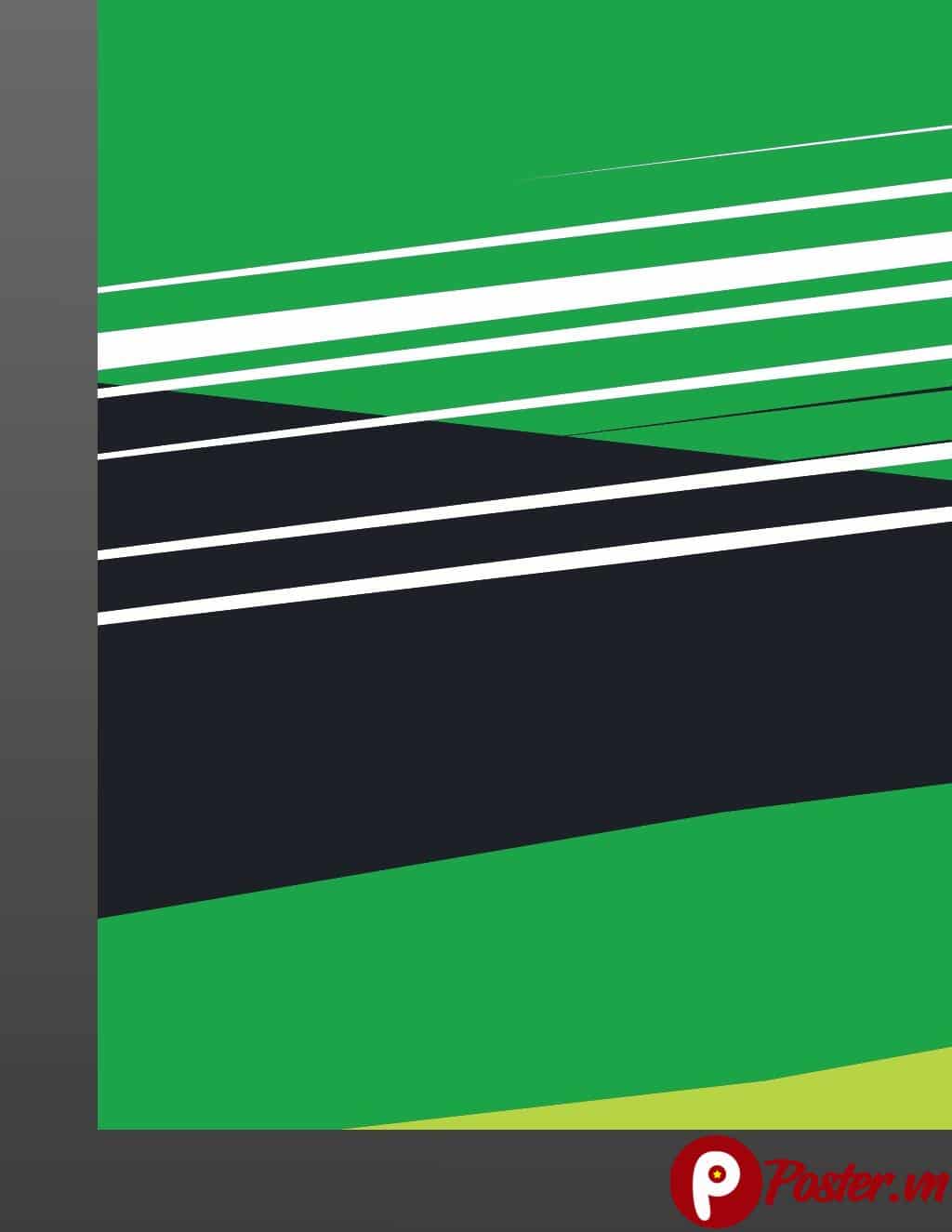 Mẫu vector background thể thao trừu tượng màu xanh lá cây và đen cực chất