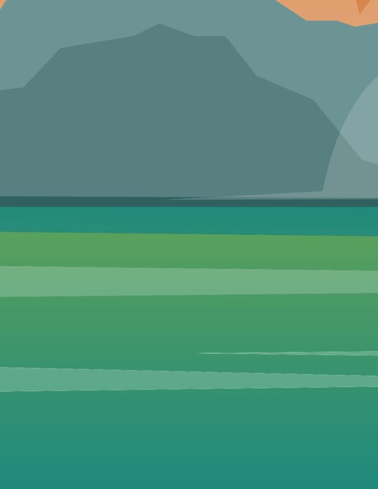 Vector cảnh quan tối giản