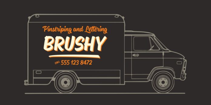 Vector Decal Xe Tải Brushy