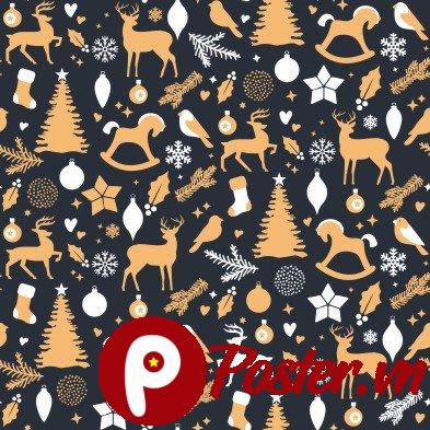 Vector Giáng Sinh đáng yêu