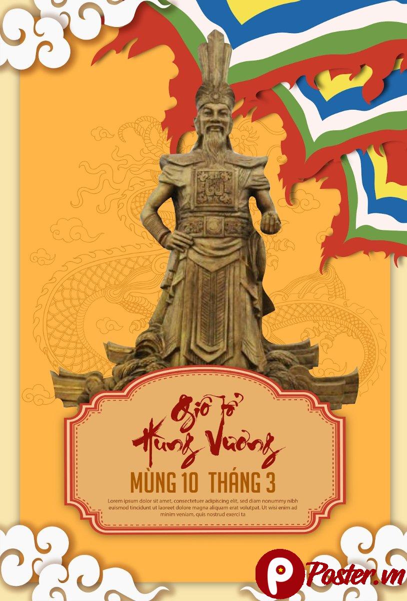 Vector Giỗ Tổ Hùng Vương