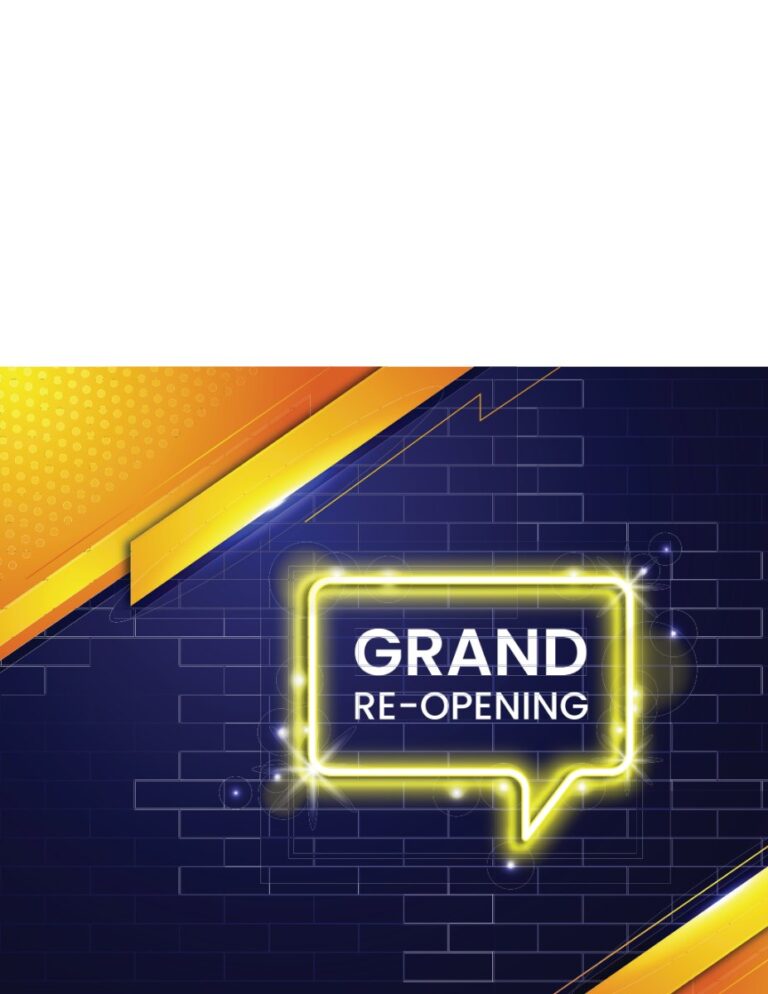 Grand Re-opening Vector