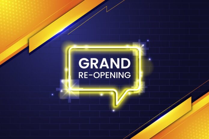 Grand Re-Opening Vector